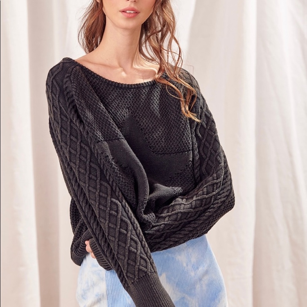 Star pattern sweater